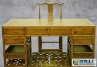 古典家具之榆木實木書桌 傳統(tǒng)工藝與現(xiàn)代家居的完美融合